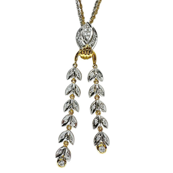 2連チェーン コンビカラー ダイヤモンド ネックレス K18YGイエローゴールド 18金/K18WGホワイトゴールド 18金 11.8g 45cm レディース
【中古】【真子質店】【NN】




【TxMaMo】