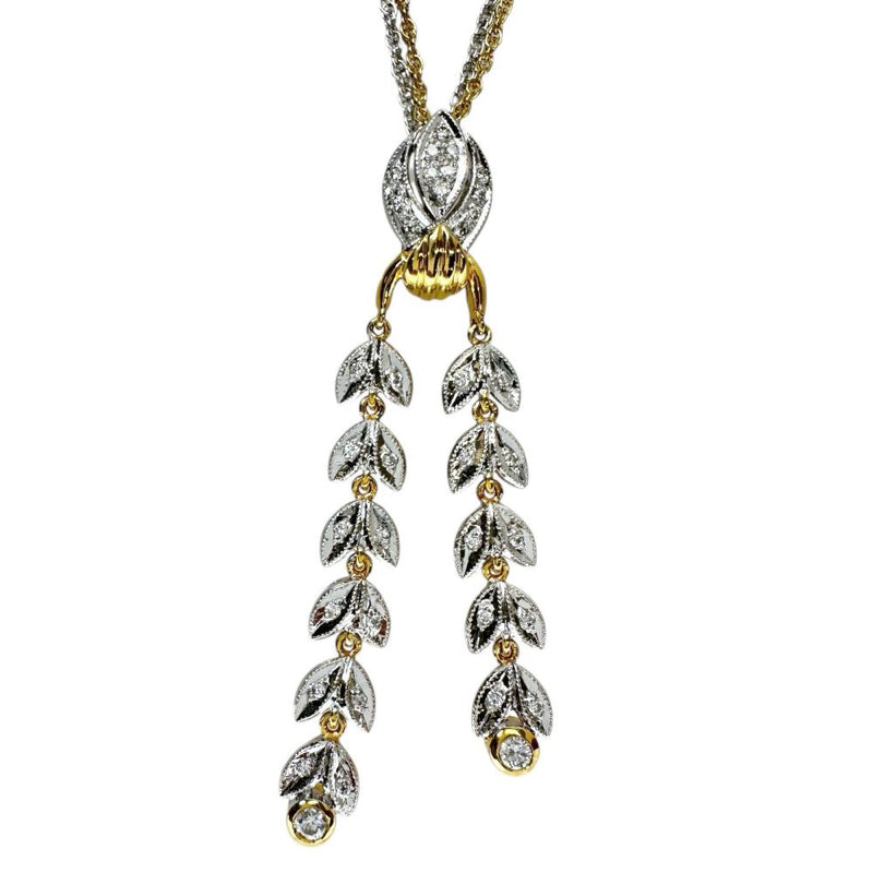 2連チェーン コンビカラー ダイヤモンド ネックレス K18YGイエローゴールド 18金/K18WGホワイトゴールド 18金 11.8g 45cm レディース
【中古】【真子質店】【NN】




【TxMaMo】