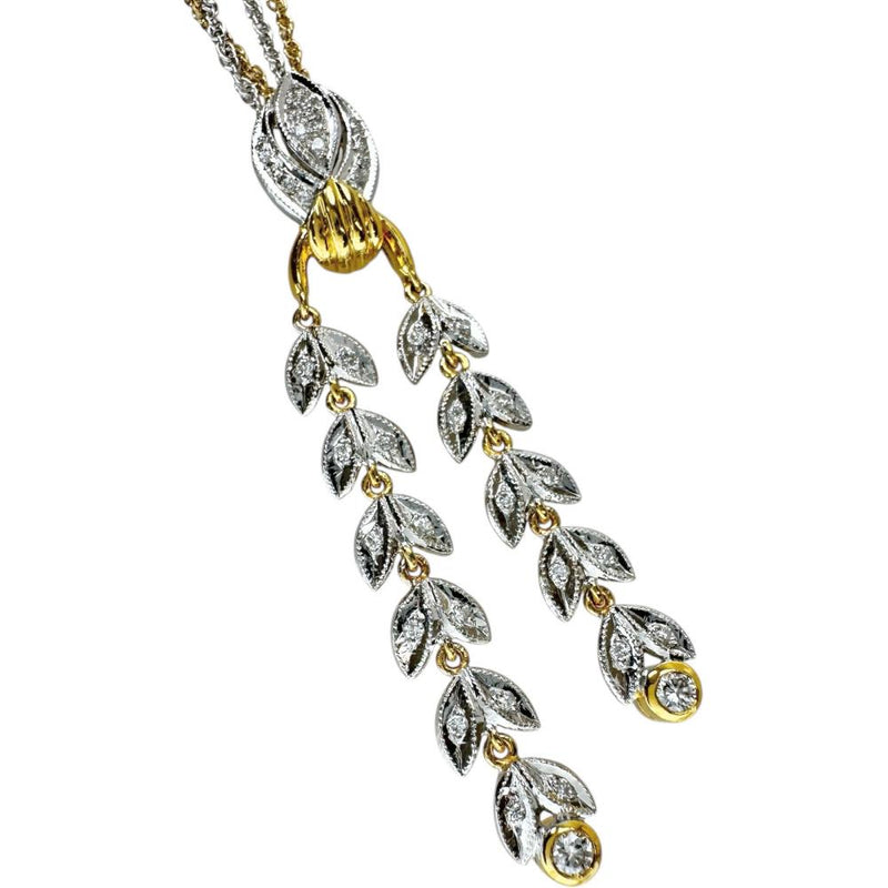 2連チェーン コンビカラー ダイヤモンド ネックレス K18YGイエローゴールド 18金/K18WGホワイトゴールド 18金 11.8g 45cm レディース
【中古】【真子質店】【NN】




【TxMaMo】