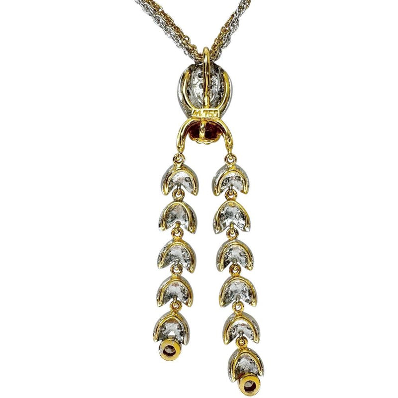 2連チェーン コンビカラー ダイヤモンド ネックレス K18YGイエローゴールド 18金/K18WGホワイトゴールド 18金 11.8g 45cm レディース
【中古】【真子質店】【NN】




【TxMaMo】