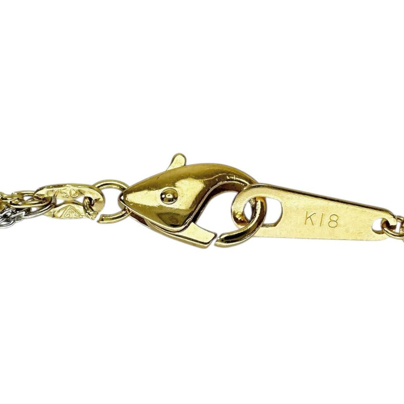 2連チェーン コンビカラー ダイヤモンド ネックレス K18YGイエローゴールド 18金/K18WGホワイトゴールド 18金 11.8g 45cm レディース
【中古】【真子質店】【NN】




【TxMaMo】