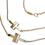 【TIFFANY&Co./ティファニー】 Tトゥ マザーオブパール（ホワイトシェル） ロング ステーションデザイン ネックレス K18PGピンクゴールド 18金 20.4g 86cm レディース
【中古】【真子質店】【GD】




【DMoIx】