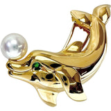 【CARTIER/カルティエ】 いるか/ドルフィンモチーフ パール7.1mm エメラルド ブローチ K18ゴールド 18金 15.5g レディース
【中古】【真子質店】【GD】




【MoMiMax】