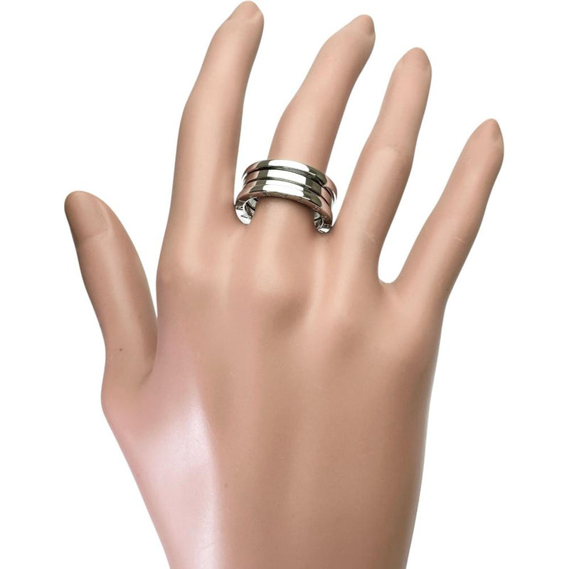 19号【BVLGARI/ブルガリ】 リング・指輪 B-ZERO1 3バンド K18WG 