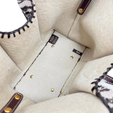 【TOD'S】 T Timeless Shopping Bag 2-Way Shoulder Bag Hankyu Limited Handbag Wool/Leather Brown/Beige/White/Brown Leather Handle Ladies'【Used】【Makoto Shichiten】【BL】




【MiSI】