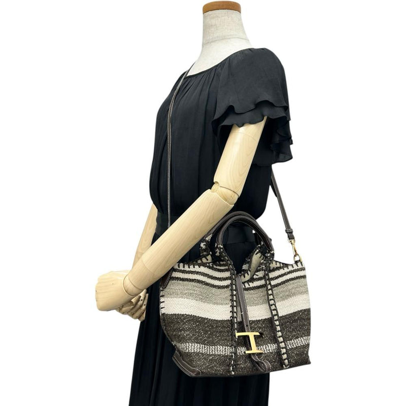 【TOD’S/トッズ】 Tタイムレス ショッピングバッグ 2WAYショルダーバッグ 阪急限定 ハンドバッグ ウール/レザー ブラウン/ベージュ/ホワイト/ブラウンレザーハンドル レディース【中古】【真子質店】【BL】




【MiSI】