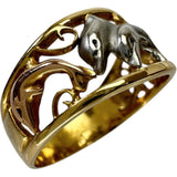 12号 イルカモチーフ リング・指輪 K18ゴールド 18金/Pt900プラチナ 3.7g レディース
【中古】【真子質店】【BL】




【Moxx】
【ex】