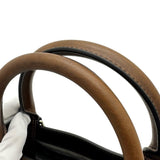 【Berluti/ベルルッティ】 ウリス スモール 2WAYハンド＆ショルダーバッグ トートバッグ キャンバス/レザー ブルーキャンバス/ブラウンレザー レディース【中古】【真子質店】【BL】




【ITYMo】