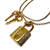 【LOUIS VUITTON/ルイ・ヴィトン】 LV パドロック ネックレス GP/ラインストーン 18.7g 57cm M01593 TE0224 レディース
【中古】【真子質店】【GD】




【YxMo】