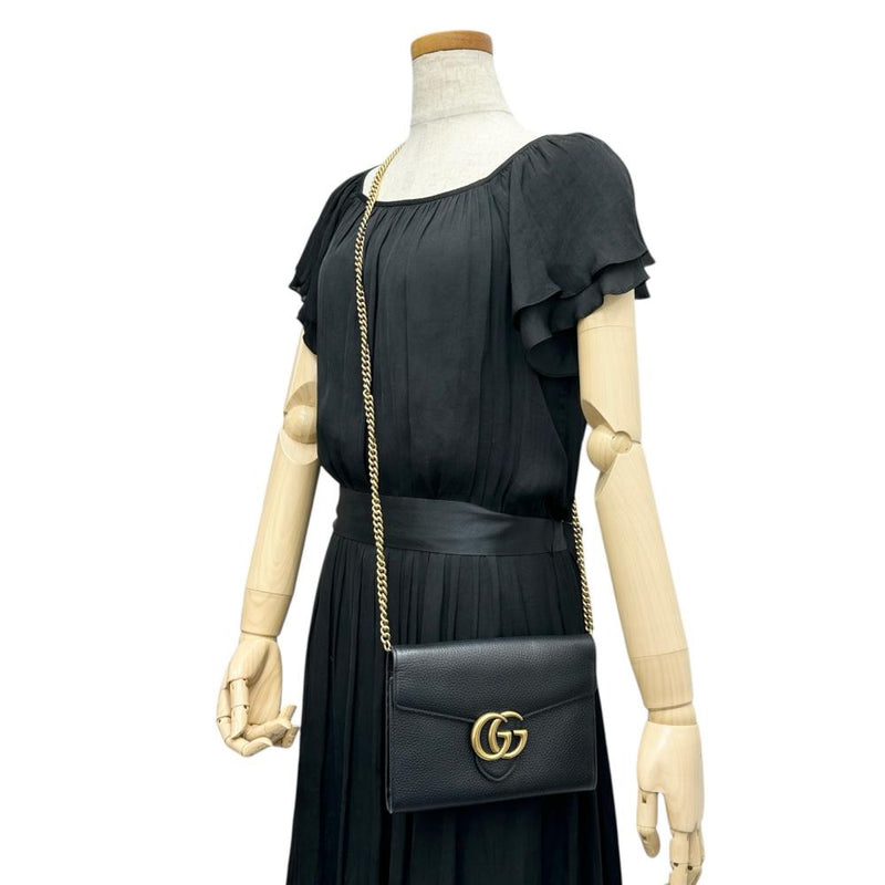 【GUCCI/グッチ】 401232 GGマーモント チェーンウォレット 長財布 レザー ブラックレザー/ゴールド金具 レディース【中古】【真子質店】【BL】




【Moxx】