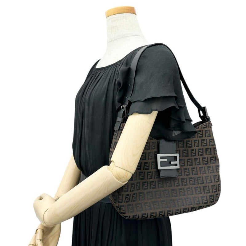 フェンディ シェフバッグ ズッキーノ ワンショルダーバッグ キャンバス レザー FENDI/フェンディ】 ワンショルダー ズッキーノ ショルダーバッグ