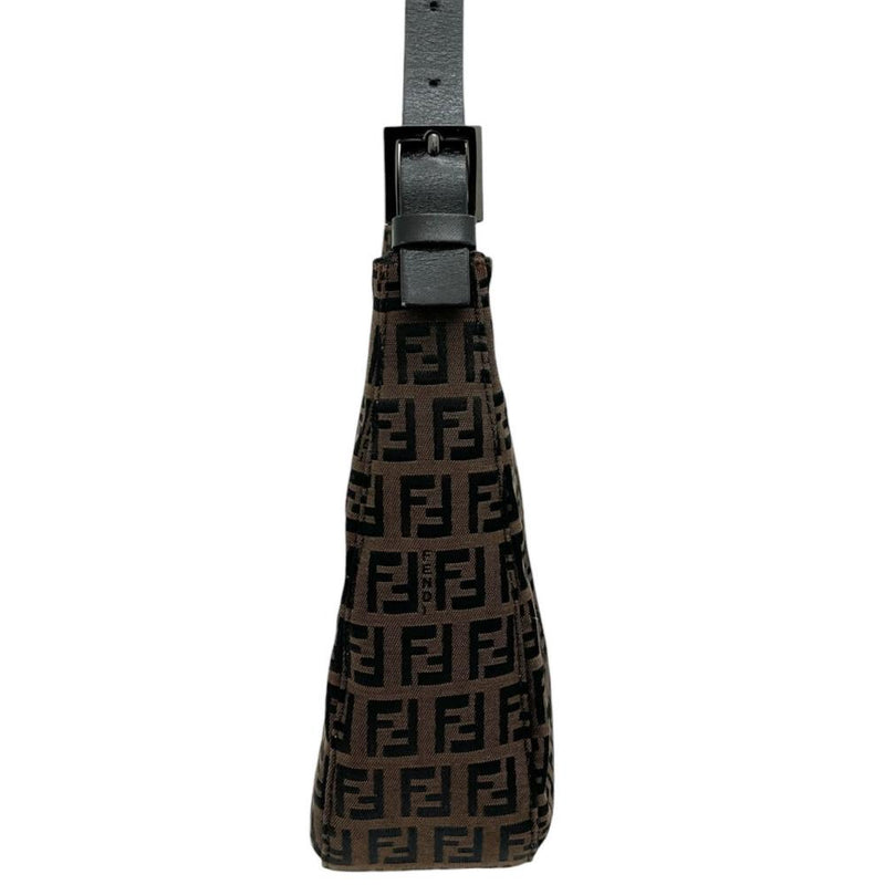 フェンディ シェフバッグ ズッキーノ ワンショルダーバッグ キャンバス レザー FENDI/フェンディ】 ワンショルダー ズッキーノ ショルダーバッグ