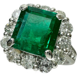 12号 エメラルド（MUZOグリーン） 2.63ct ダイヤモンド 1.44ct リング・指輪 Pt950プラチナ 6.3g レディース
【中古】【真子質店】【NN】




【IxMoMiT】