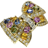 13号 リボンモチーフ マルチカラーサファイア(拡散保証なし) 2.20/2.20ct ダイヤモンド 0.90/0.30ct リング・指輪 K18ゴールド 18金 15.6g レディース
【中古】【真子質店】【NN】




【TSIMo】