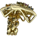 13号 リボンモチーフ マルチカラーサファイア(拡散保証なし) 2.20/2.20ct ダイヤモンド 0.90/0.30ct リング・指輪 K18ゴールド 18金 15.6g レディース
【中古】【真子質店】【NN】




【TSIMo】