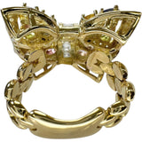 13号 リボンモチーフ マルチカラーサファイア(拡散保証なし) 2.20/2.20ct ダイヤモンド 0.90/0.30ct リング・指輪 K18ゴールド 18金 15.6g レディース
【中古】【真子質店】【NN】




【TSIMo】