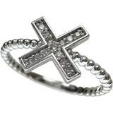 11.5号 クロス ダイヤモンド 0.06ct リング・指輪 K18WGホワイトゴールド 18金 1.5g レディース
【中古】【真子質店】【NN】




【TSK】