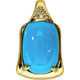 トルコ石 9.61ct ダイヤモンド 0.06ct ペンダントトップ K18ゴールド 18金 5.7g レディース
【中古】【真子質店】【NN】




【YYx】