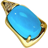 トルコ石 9.61ct ダイヤモンド 0.06ct ペンダントトップ K18ゴールド 18金 5.7g レディース
【中古】【真子質店】【NN】




【YYx】