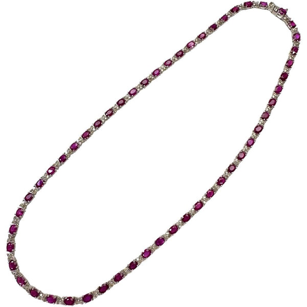 ステーション ルビー 30.00ct ダイヤモンド 1.50ct ネックレス K18WGホワイトゴールド 18金 20.7g 41.5cm レディース
【中古】【真子質店】【NN】




【MaDYMo】