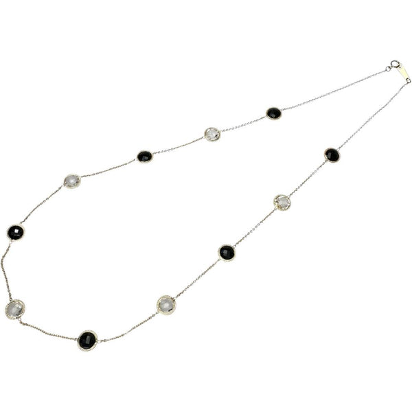 ステーションデザイン オニキス 水晶（クォーツ） ネックレス K18ゴールド 18金 9.3g 60cm レディース
【中古】【真子質店】【NN】




【MiYS】