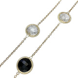 ステーションデザイン オニキス 水晶（クォーツ） ネックレス K18ゴールド 18金 9.3g 60cm レディース
【中古】【真子質店】【NN】




【MiYS】