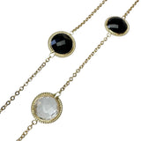 ステーションデザイン オニキス 水晶（クォーツ） ネックレス K18ゴールド 18金 9.3g 60cm レディース
【中古】【真子質店】【NN】




【MiYS】