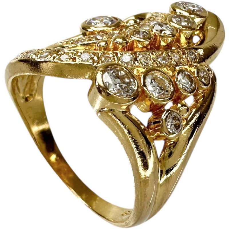 15号 ダイヤモンド 1.00ct リング・指輪 K18ゴールド 18金 7.8g 