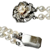 2連 アコヤ真珠3.7～7.3mm ネックレス シルバー 28.8g 43cm レディース
【中古】【真子質店】【NN】




【TMiY】