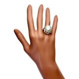 17号 白蝶南洋パール（バロック）15.8mm ダイヤモンド 1.13ct リング・指輪 Pt900プラチナ 22.0g レディース
【中古】【真子質店】【NN】




【IYxY】