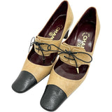 [CHANEL] Pumps Leather Light brown/Black Women's [Used] [Makoto Shichiya] [GD]

[Ixx]