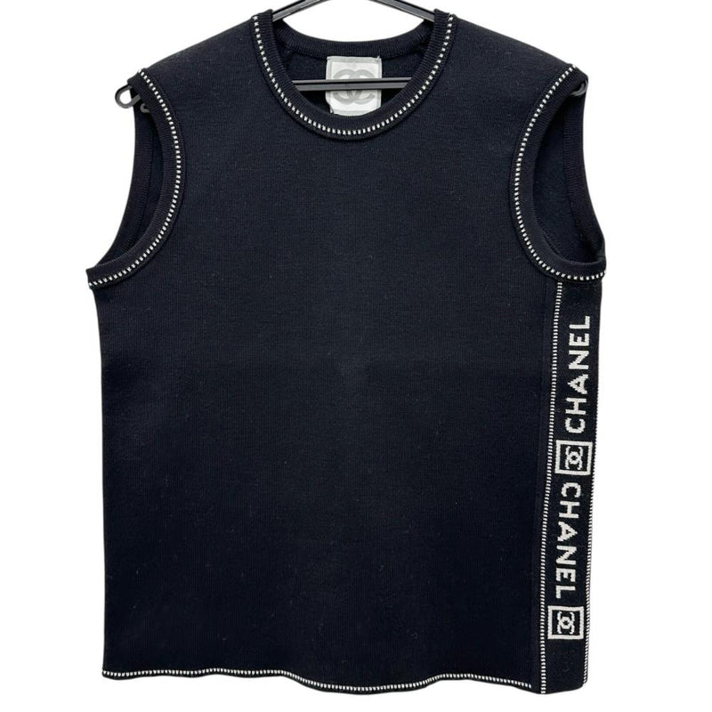 シャネル　正規品　スポーツライン　ベスト CHANEL/シャネル】 P22076 03A シャネルスポーツ ニット ベスト ウール