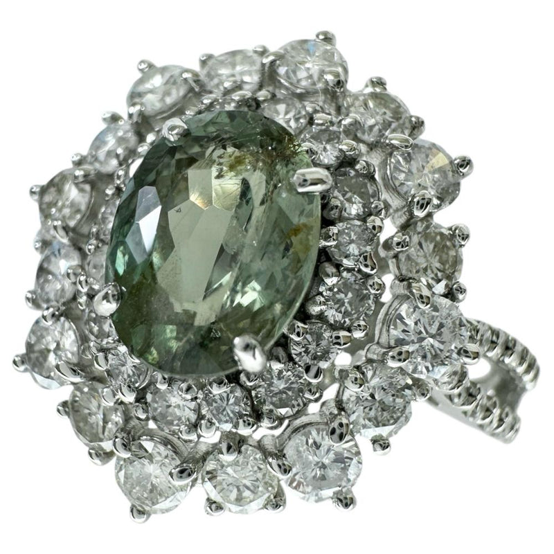 12号 アレキサンドライト 1.205ct ダイヤモンド 1.06ct リング・指輪 