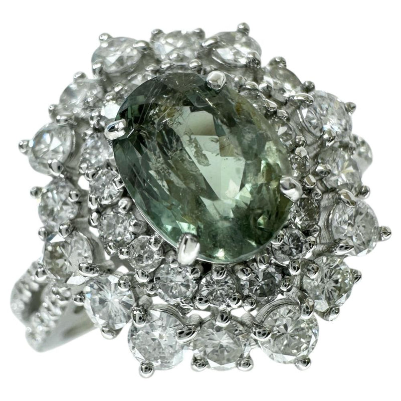 12号 アレキサンドライト 1.205ct ダイヤモンド 1.06ct リング・指輪 