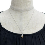 Spessartite Garnet 0.48ct Diamond 0.10ct Necklace K18WG White Gold 18k 4.1g 45cm Ladies
【Used】【Makoto Shiten】【NN】

【KDMi】