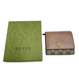 【GUCCI/グッチ】 GGマーモント 598587 二つ折り財布 レザー/GGスプリームキャンバス ベージュ レディース【中古】【真子質店】【BL】




【IMox】