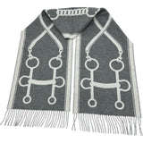 [HERMES] Kazak Key Collection Muffler Cashmere Grey Unisex [Used] [Makoto Shichiten] [GD]

[MoMox]