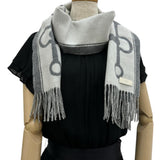 [HERMES] Kazak Key Collection Muffler Cashmere Grey Unisex [Used] [Makoto Shichiten] [GD]

[MoMox]