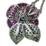 フラワー ルビー グリーングロシュラーガーネット ダイヤモンド ネックレス K18WGホワイトゴールド 18金/Pt850プラチナ 17.3g 50cm レディース
【中古】【真子質店】【NN】




【TSKx】