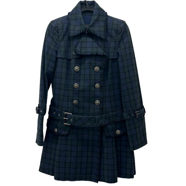 BURBERRY BLUE LABEL/バーバリーブルーレーベル】 チェック柄 トレンチ