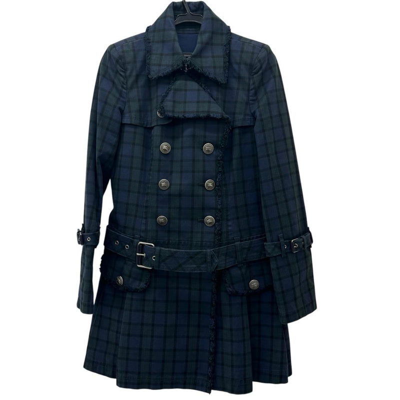 BURBERRY BLUE LABEL/バーバリーブルーレーベル】 チェック柄 トレンチ