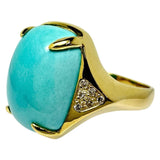 18号 三越ジュエリー トルコ石/ターコイズ 8.66ct ダイヤモンド 計0.10ct リング・指輪 K18ゴールド 18金 8.2g レディース
【中古】【真子質店】【NN】




【IMaMoMa】