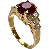 Burmese (minor) Ruby 2.098ct Diamond Ring K18 Gold 18K 4.8g Ladies Ring No. 15
[Used] [Makoto Shichiten] [NN]




[TMaSMi]