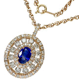 Sapphire 1.134ct Diamond 1.56ct Necklace K18PG Pink Gold 18k 5.9g 45cm Ladies
【Used】【Makoto Shiten】【NN】




【TDTx】
