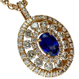 Sapphire 1.134ct Diamond 1.56ct Necklace K18PG Pink Gold 18k 5.9g 45cm Ladies
【Used】【Makoto Shiten】【NN】




【TDTx】