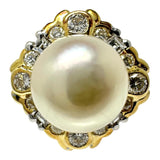 11.5号 アコヤ真珠9.0mm ダイヤモンド リング・指輪 K18ゴールド 18金 9.8g レディース
【中古】【真子質店】【NN】




【ITxx】