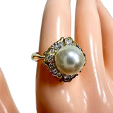 Akoya Pearl 9.0mm Diamond Ring (Size 11.5) K18 Gold 18K 9.8g Ladies
【Used】【Makoto Shichiten】【NN】




【ITxx】