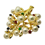 ブローチ兼用 アコヤ真珠3.9ｍｍ～5.8mm エメラルド/ルビー/サファイア ペンダントトップ K18ゴールド 18金 9.3g レディース
【中古】【真子質店】【NN】




【KYx】