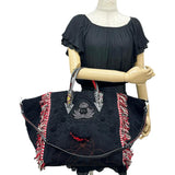 [Christian Louboutin] Portgaba 395183 2WAY Tote Bag Cotton Canvas Black/Multi-color/Silver Hardware Women's [Used] [Makoto Shichiten] [BL]

[MiMix]