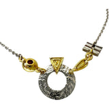 【ラ・ルー】 ダイヤモンド 0.06ct ネックレス Pt850プラチナ/Pt900プラチナ（トップ)/K18(分析済) 4.4g 38cm レディース
【中古】【真子質店】【NN】




【DIMi】